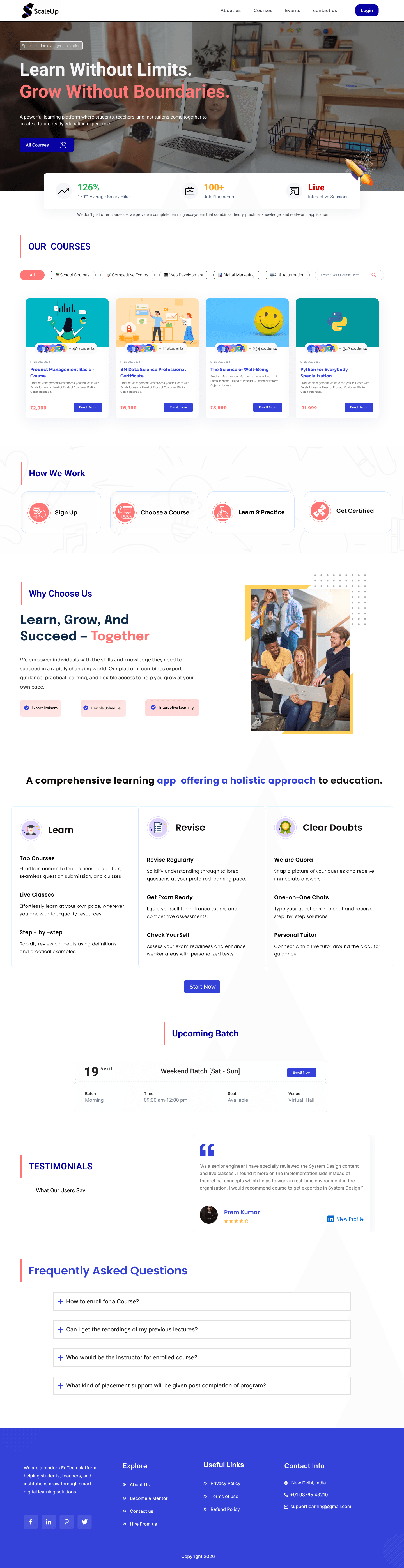 Web Development Platform